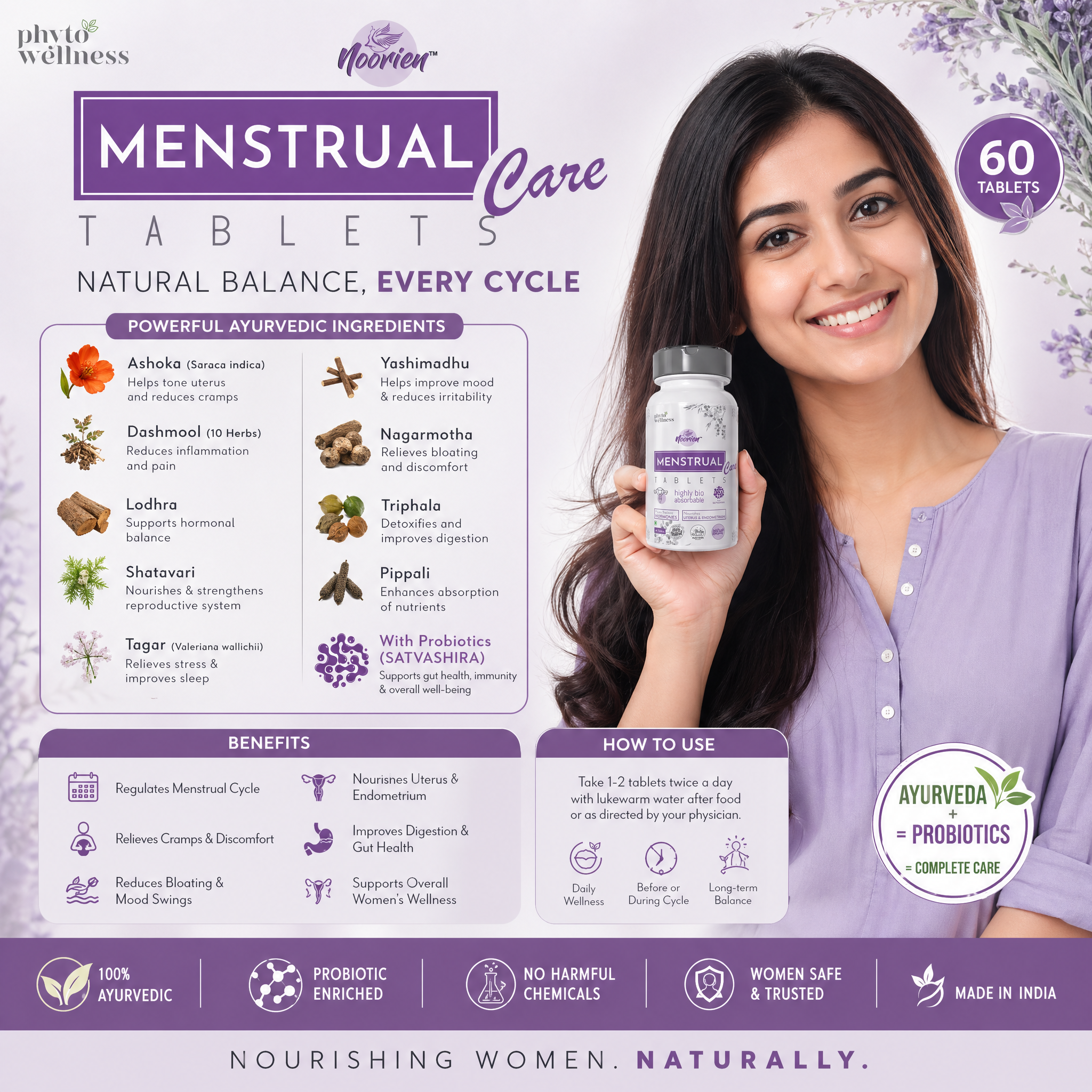 Probiotic Menstrual Care 60 Tablets (HS00618)